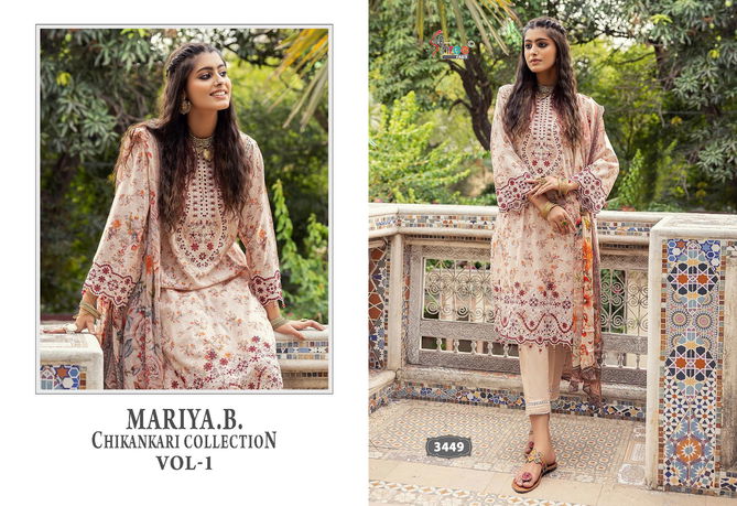 Mariya B Chikankari Vol 1 By Shree Cotton Pakistani Suits Wholesale Shop In Surat
